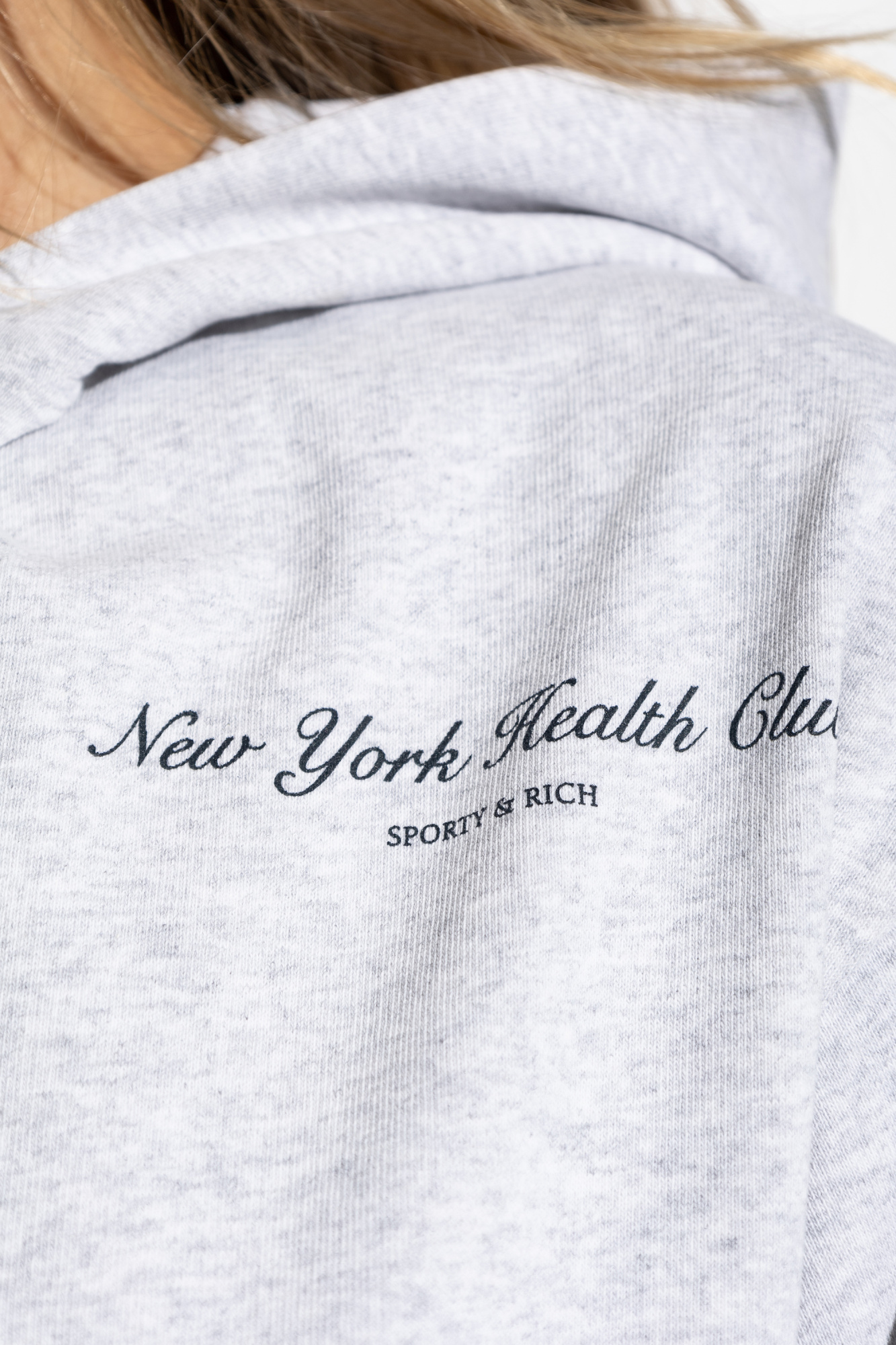 【h】SPORTY & RICH フーディー HWCNYHOODIEFADEDBLACK_WHITE-1.